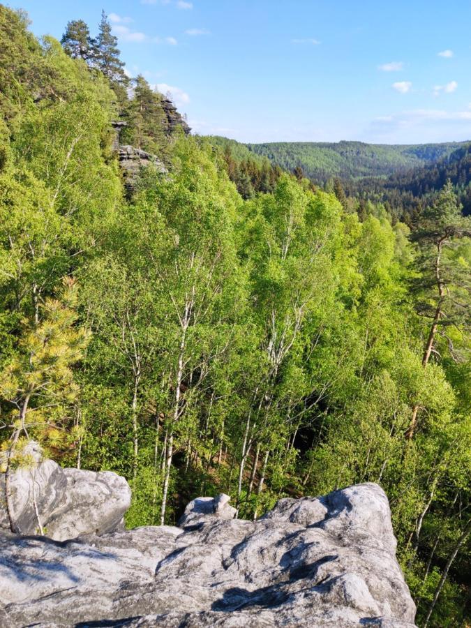 Ferienwohnung Saechsische Schweiz Rosenthal-Bielatal Eksteriør bilde